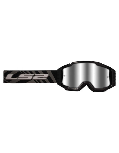 Gafas de Moto LS2 Charger Pro OTG Negro Lente Iridium