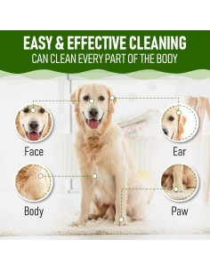 Toallitas para Perros Petazy 8 Unidades Aroma Lavanda 2