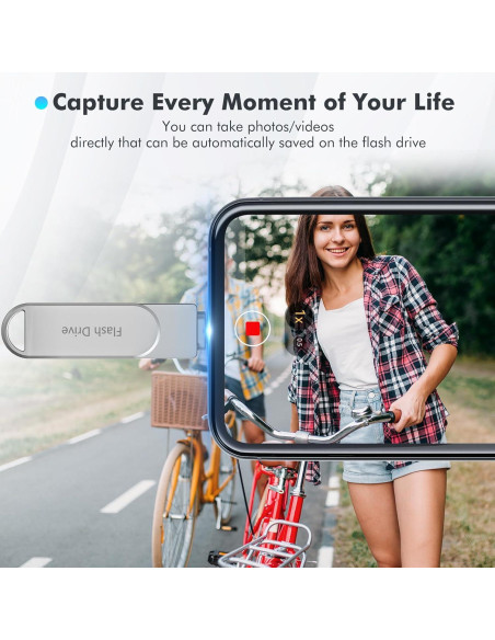 Unidad Flash 512GB Kcsbaui MFi para iPhone/iPad/Android Unidad Flash 512GB Kcsbaui MFi para iPhone/iPad/Android