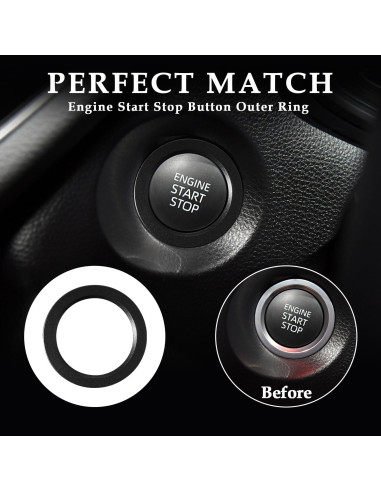 Cubierta de Perilla de Aire Acondicionado MOCHENT para Toyota Corolla 2020-2025 - 4 Pcs