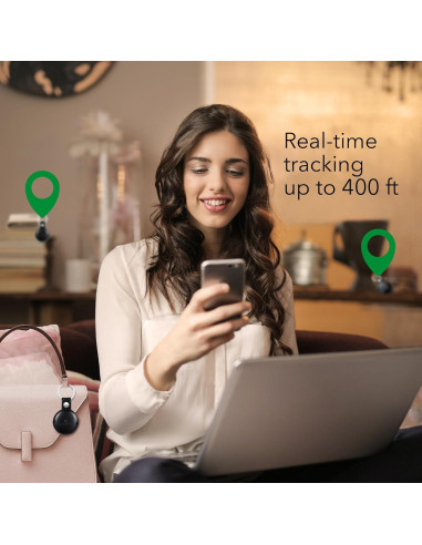 Rastreador Bluetooth Wasserstein WTag MFi para Equipaje y Llaves