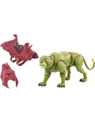 Figura Gato de Batalla Masterverse Mattel 35.56 cm 30 Puntos Articulación