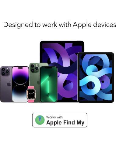 Rastreador Bluetooth Wasserstein WTag MFi para Equipaje y Llaves