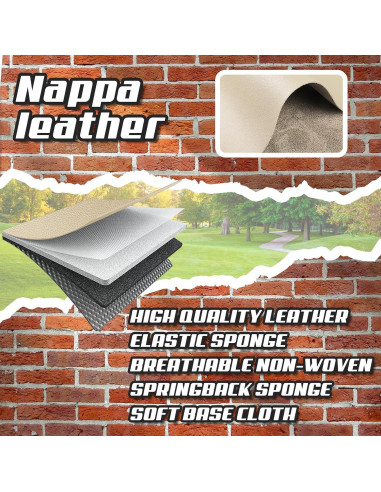 Cubiertas de Asiento de Coche ADERN para Toyota Corolla 2000-2025, Lujo 2 Asientos Beige