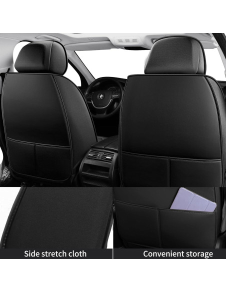 Fundas de Asiento para Toyota Yaris 2007-2020 Wertigen, Cuero Impermeable