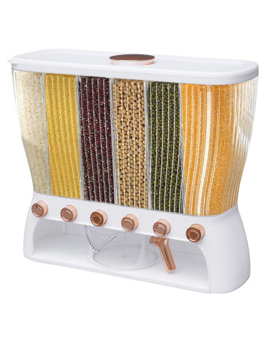 Dispensador de Granos 6 Compartimentos 10kg Shawtuuy