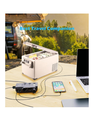 Divisor de Encendedor de Cigarrillos 8 en 1 LIHAN 120W USB