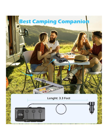 Divisor de Encendedor de Cigarrillos 8 en 1 LIHAN 120W USB