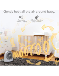 Calentador de Espacio Vornadobaby Sensa 1200W con Termostato 2