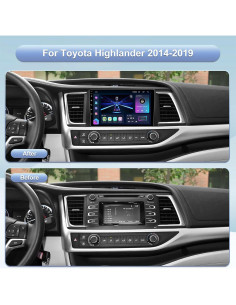Estéreo de Coche TopWeb para Toyota Highlander 2014-2019 10" 2
