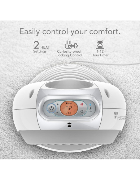 Calentador de Espacio Vornadobaby Sensa 1200W con Termostato