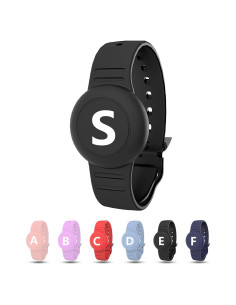 Pulsera AirTag Impermeable Tyanuzz para Niños con Iniciales