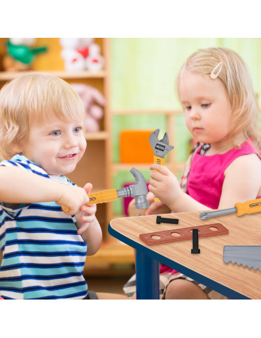 Juego de herramientas para niños HYRENEE con taladro eléctrico