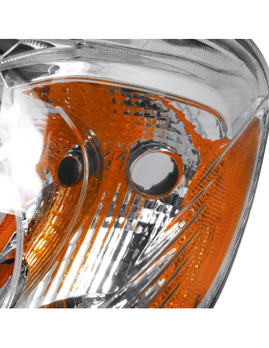 Faros de Lente Clara Spec-D Tuning para Toyota Corolla 2003-2008