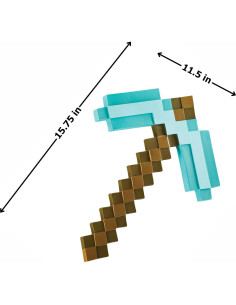 Accesorio de Disfraz Minecraft Pica de Diamante 40.6x30.5cm 2