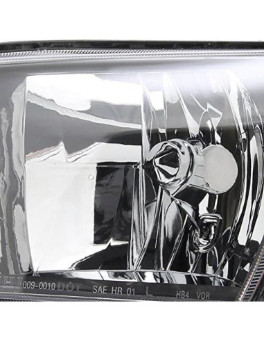Faros de Carrocería Negra Spec-D para Toyota Corolla 2001-2002