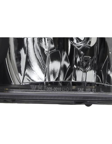 Faros de Carrocería Negra Spec-D para Toyota Corolla 2001-2002