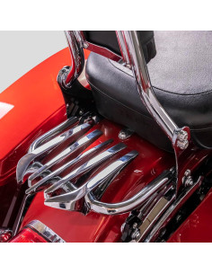 Soporte de Equipaje Mofun Cromo Invisible para Harley 2009-2024 2