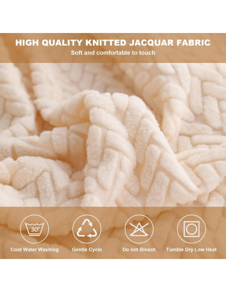 Cubierta de Sofá Mágica Yoovat Trigo-Azul Ajustable 40.64cm