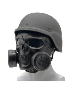 Máscara de Gas Táctica PuddingStation MM04-001 para Airsoft