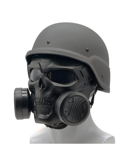 Máscara de Gas Táctica PuddingStation MM04-001 para Airsoft