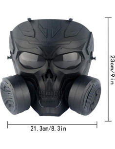 Máscara de Gas Táctica PuddingStation MM04-001 para Airsoft 2