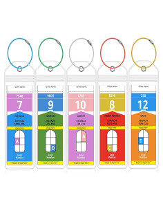 5 Soportes de Etiquetas de Equipaje FUNMCAN para Cruceros 2024-2025