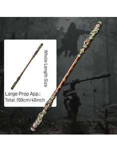 Arma de Cosplay Wukong Jingu Bang Damdos 100 cm 2