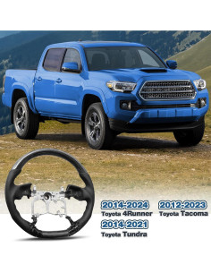 Volante de Fibra de Carbono POFENZE para Toyota 4Runner 2014-2024 2