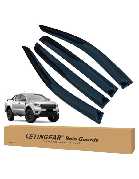 Deflectores de Viento para Ventanas Ford Ranger 2019-2023