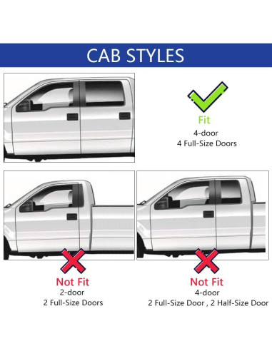 Deflectores de Viento para Ventanas Ford Ranger 2019-2023