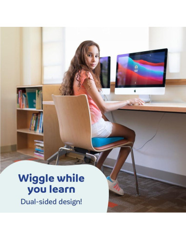 Cojín Inflable Lean N Learn Diversión y Función 33x33cm Azul