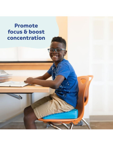 Cojín Inflable Lean N Learn Diversión y Función 33x33cm Azul