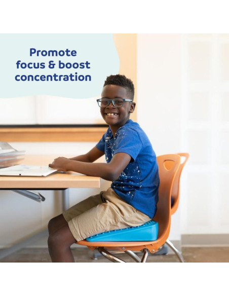 Cojín Inflable Lean N Learn Diversión y Función 33x33cm Azul