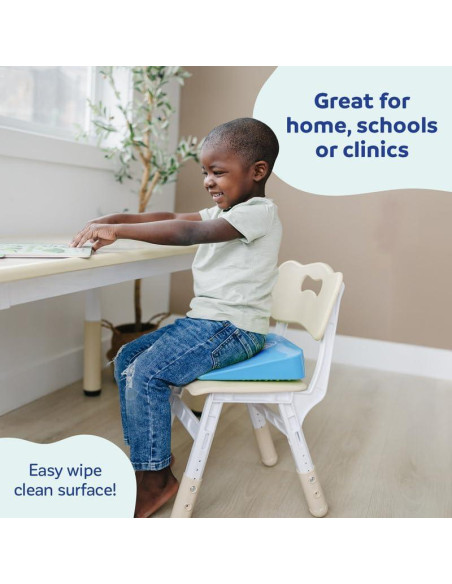 Cojín Inflable Lean N Learn Diversión y Función 33x33cm Azul