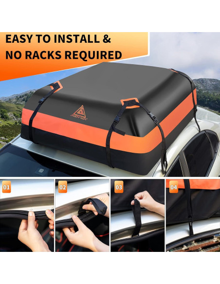 Bolsa de Carga para Techo de Auto JOJOY LUX 15 Pies Cúbicos