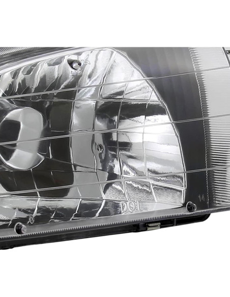 Faros de Alojamiento Negro Spec-D Tuning para Toyota Corolla 1998-2000