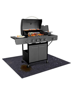 Alfombrilla Protectora para Parrilla UBeesize 91x76 cm Ignífuga