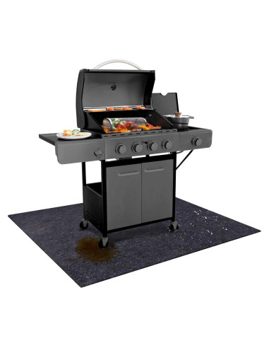 Alfombrilla Protectora para Parrilla UBeesize 91x76 cm Ignífuga