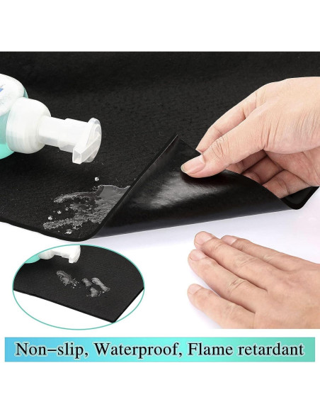 Alfombrilla Protectora para Parrilla UBeesize 91x76 cm Ignífuga