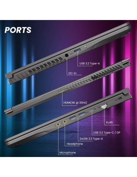 MSI Portátil de Juegos B13VF 15.6" FHD 144Hz, Intel i5, 16GB RAM, 1TB SSD