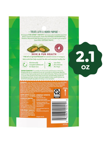 Galletas Greenies Smartbites para Gatos 59.83 g - Salud Piel y Pelaje Sabor Pollo