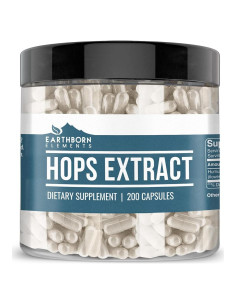 Extracto de Lúpulo Earthborn Elements 200 Cápsulas Puro
