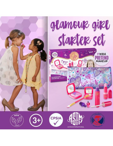 Kit de Maquillaje de Juego para Niñas Make-it-Up - 12 Piezas
