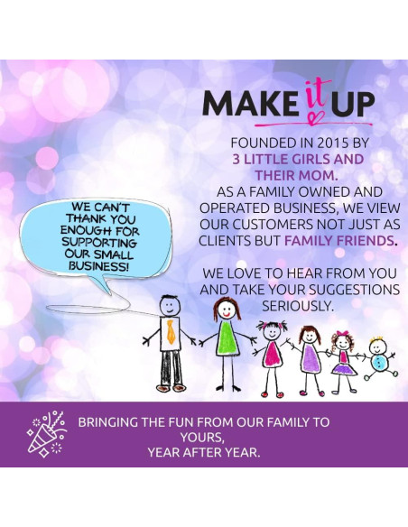 Kit de Maquillaje de Juego para Niñas Make-it-Up - 12 Piezas