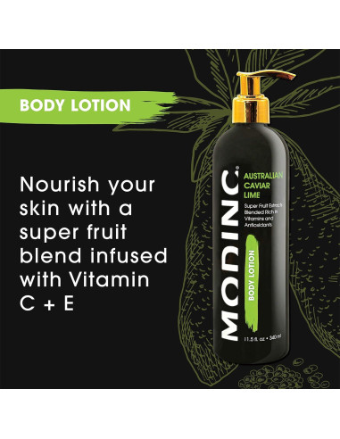 Loción Corporal Vegana MODINC Lima Caviar 325g Antioxidantes