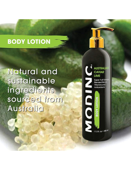 Loción Corporal Vegana MODINC Lima Caviar 325g Antioxidantes
