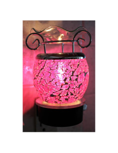 Lámpara de Fragancia Eléctrica Aroma Luz Nocturna Rosa