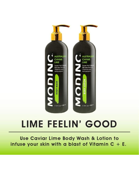 Loción Corporal Vegana MODINC Lima Caviar 325g Antioxidantes