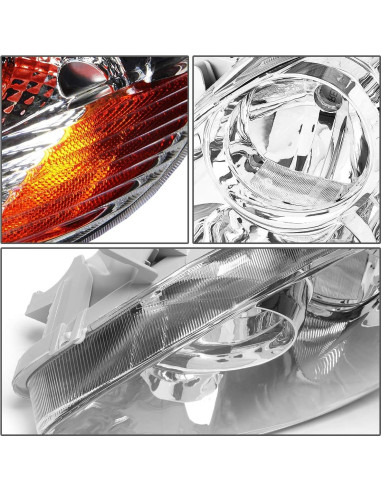 Lámpara de Faro Halógeno Auto Dynasty Izquierdo Toyota Corolla 2003-2008